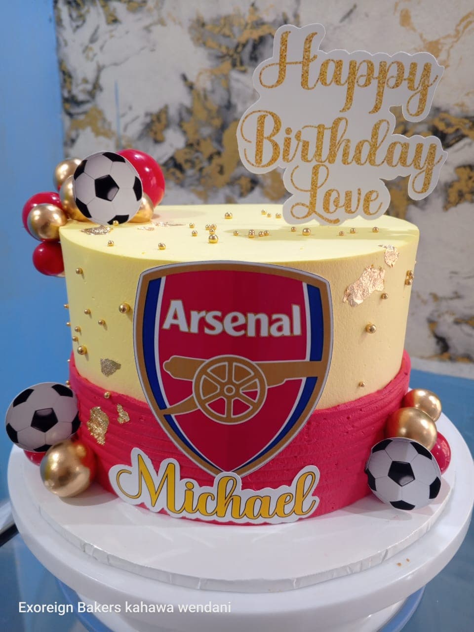 Themed customized 1kg cake 6