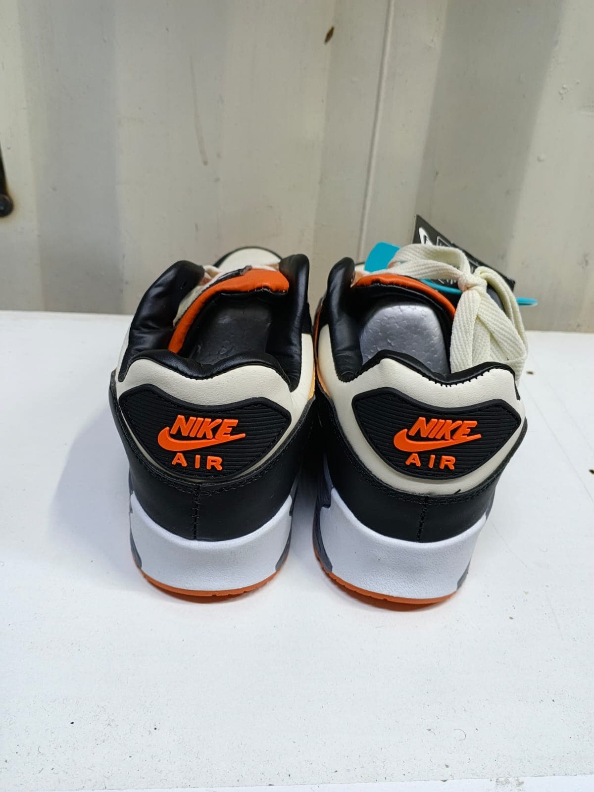 Black & Orange Jordan 4s 4