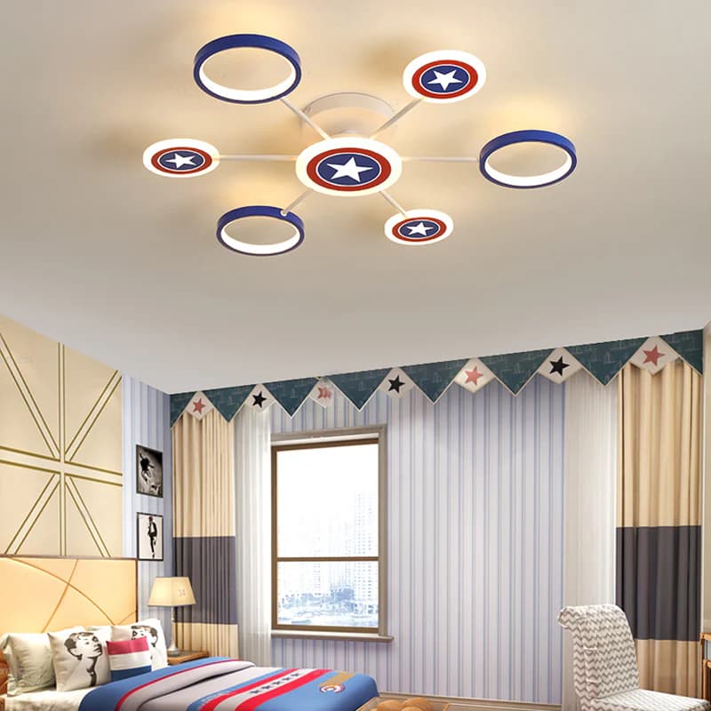 Modern Superhero Kids Room Ceiling Light - E27 Fixtures WH-MA-181 2