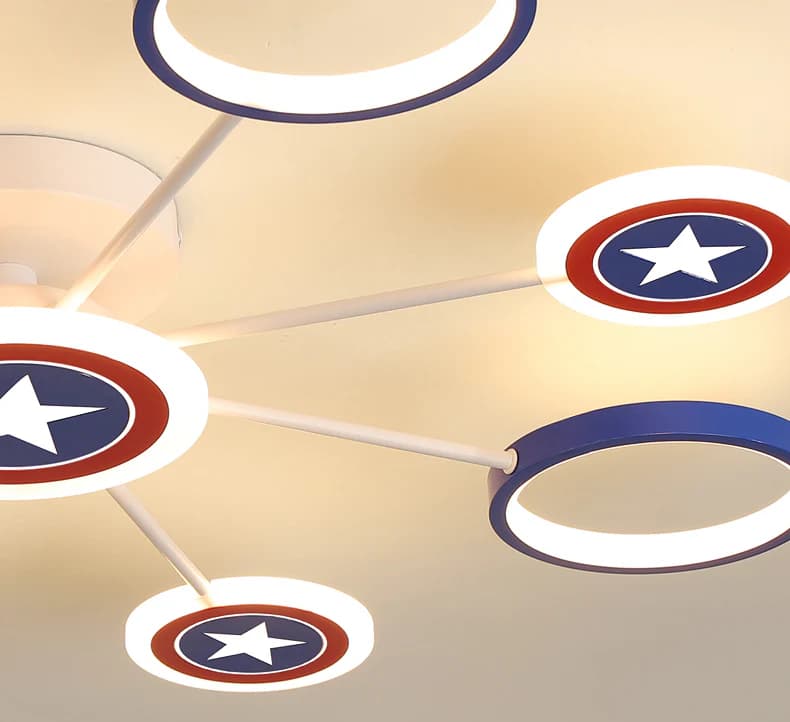 Modern Superhero Kids Room Ceiling Light - E27 Fixtures WH-MA-181 3