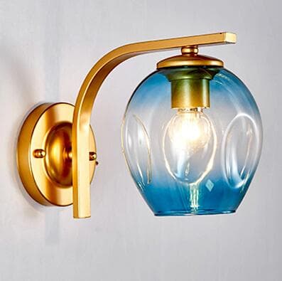Industrial Glass Globe Wall Sconces - Loft Style - E27 Bulbs WH-CL-37 2