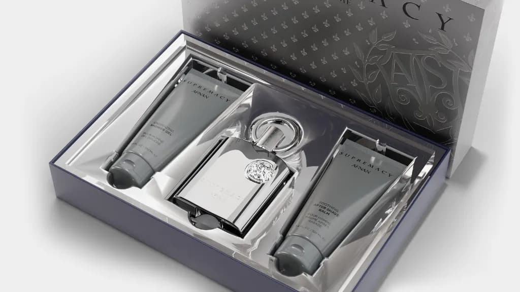 SUPREMACY SILVER BY AFNAN GIFT SET 2