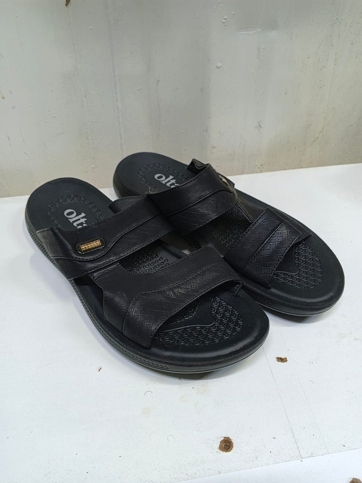 Black sandals