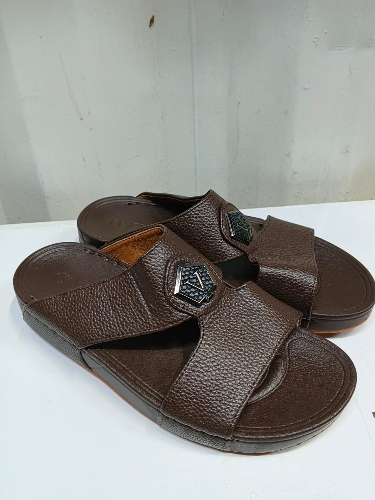Brown sandals