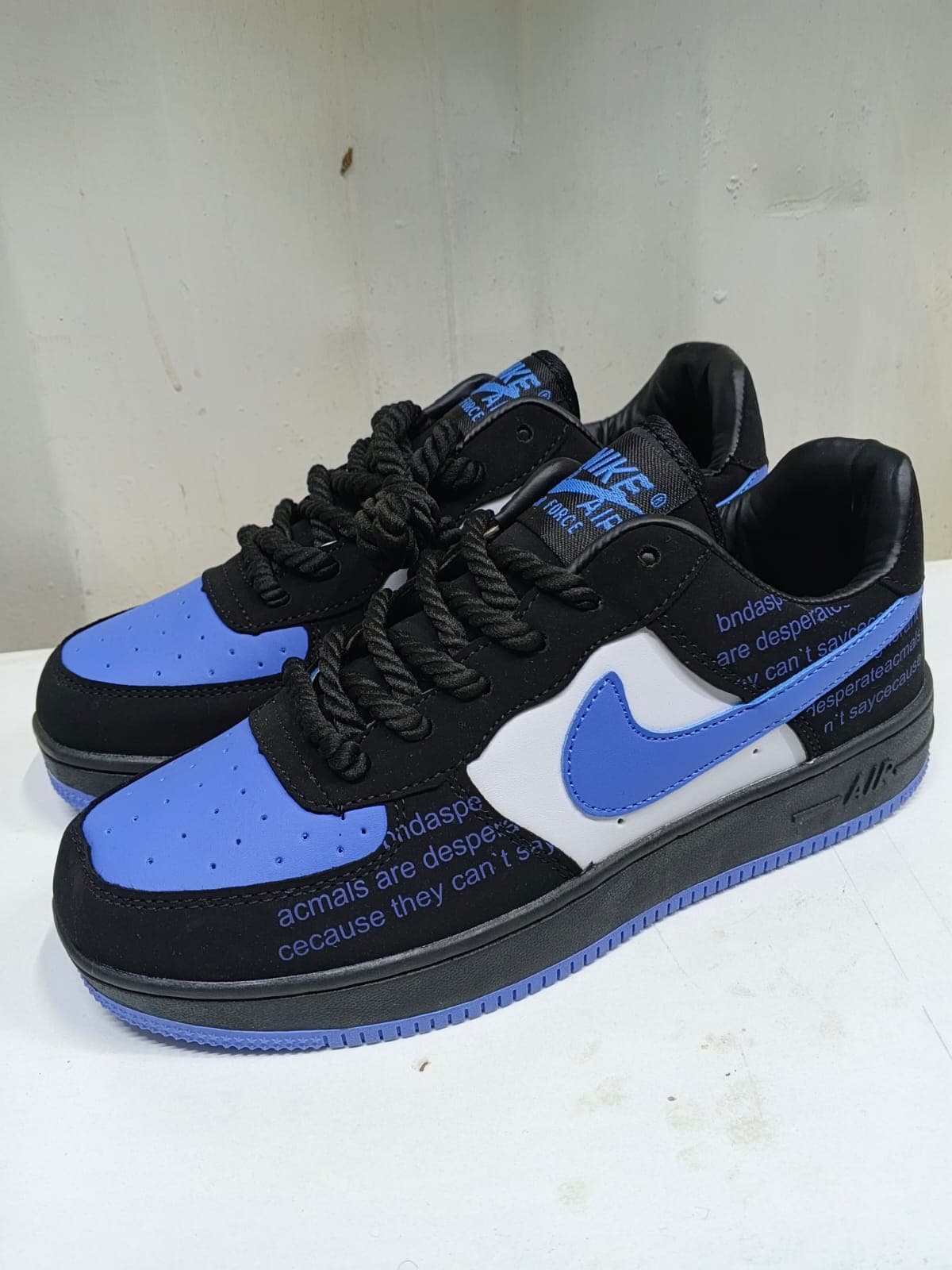 Blue & Black Airforce 1