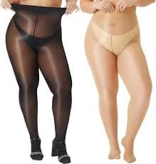 PENTI FIT 15 PLUS SIZE SHINNY SHEER TIGHTS