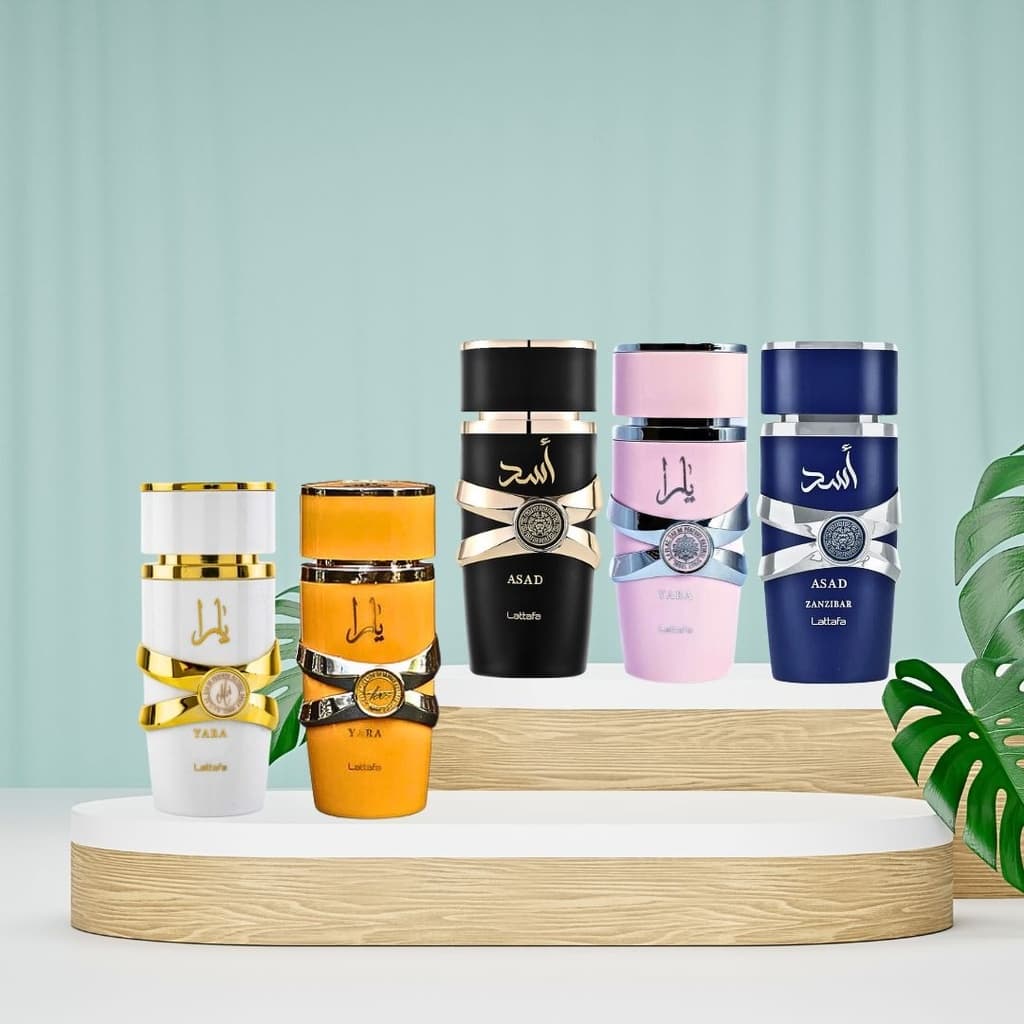 Yara, Yara Moi, Yara Tous, Asad & Asad Zanzibar Edp Sprays 100ml