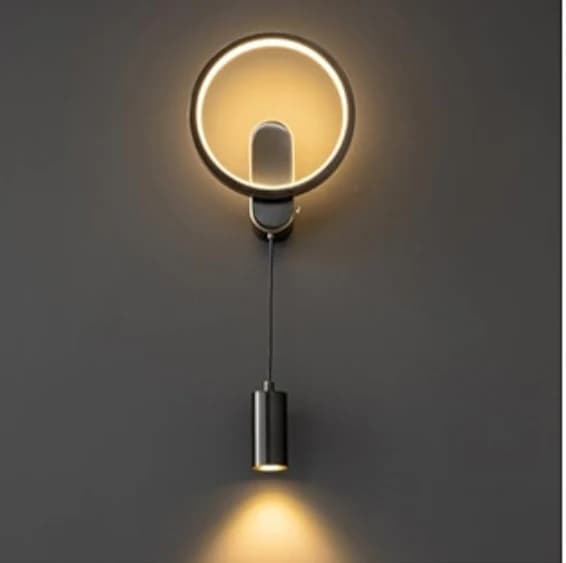 Black LED Wall Light with Modern Design CY8040