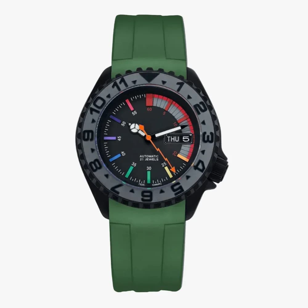 CUSTOM SKX07 SKX MOD SPECTRUM RAINBOW EDITION