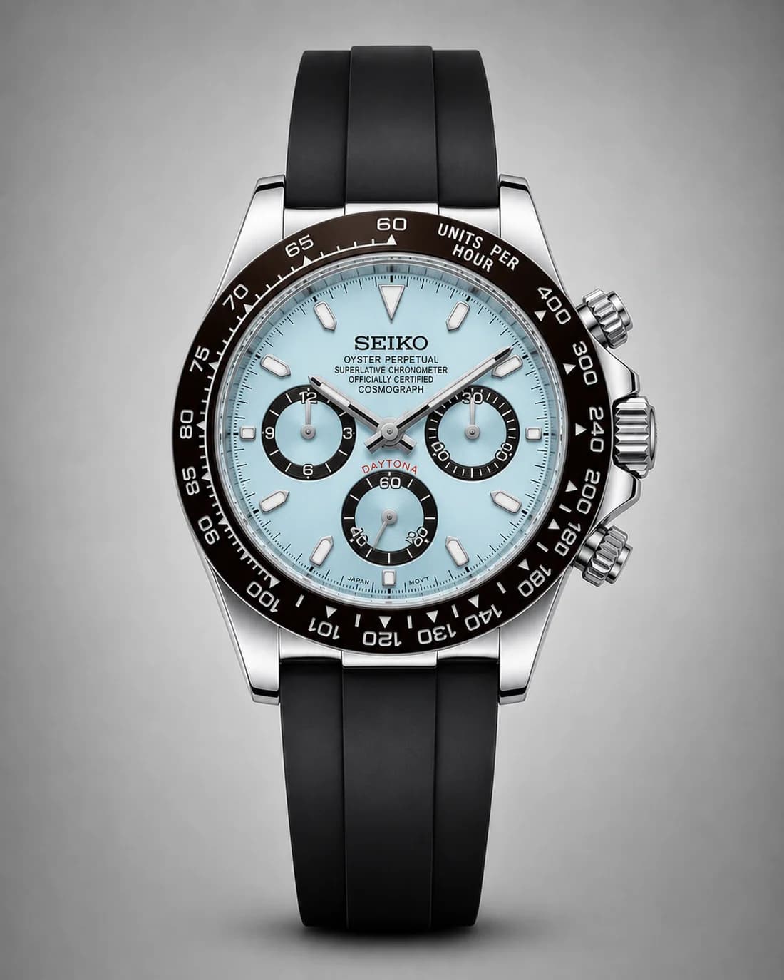 DAYTONA SEIKO MOD Ice Blue