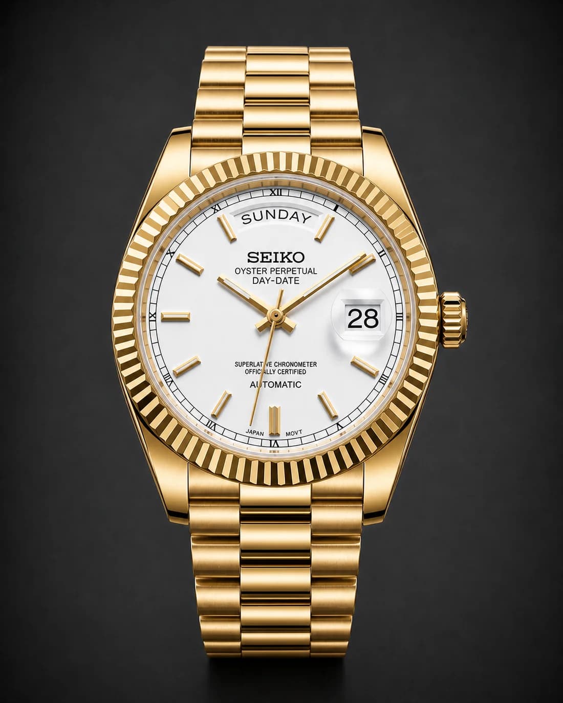 Seiko Day-Date Style Gold | Arabic