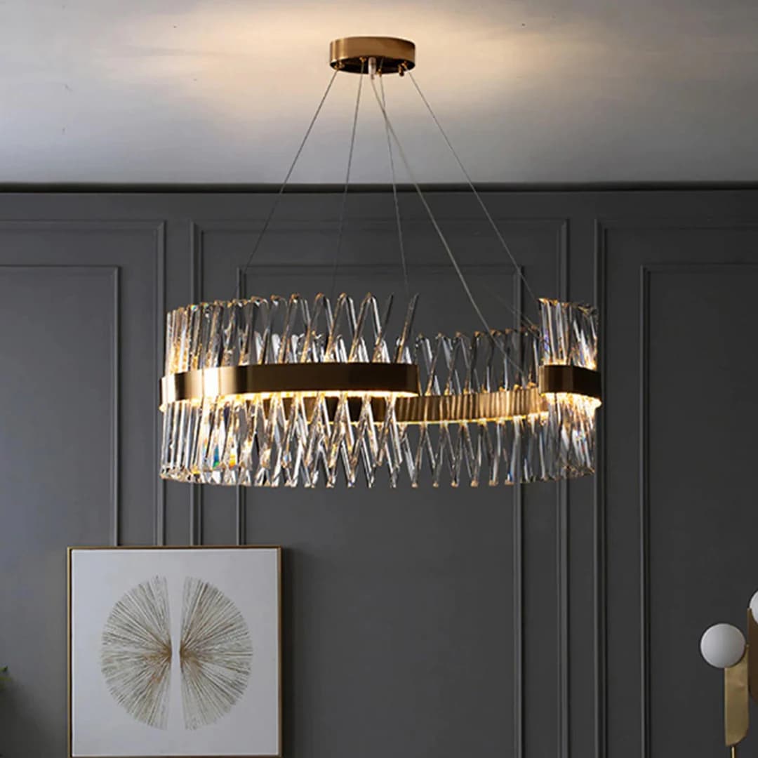 Modern Crystal Chandelier - D600MM - Designer Lighting A8007/600