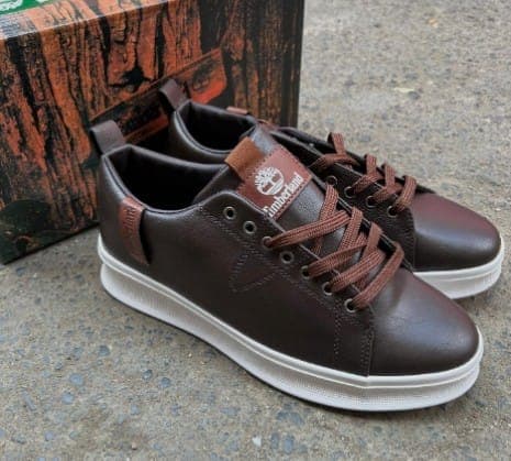 Dark Brown Timberland sneakers
