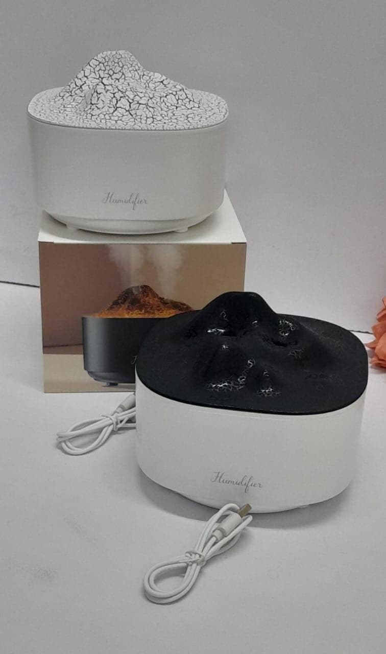 Volcano-Style Flame Aroma Diffuser and Humidifier.