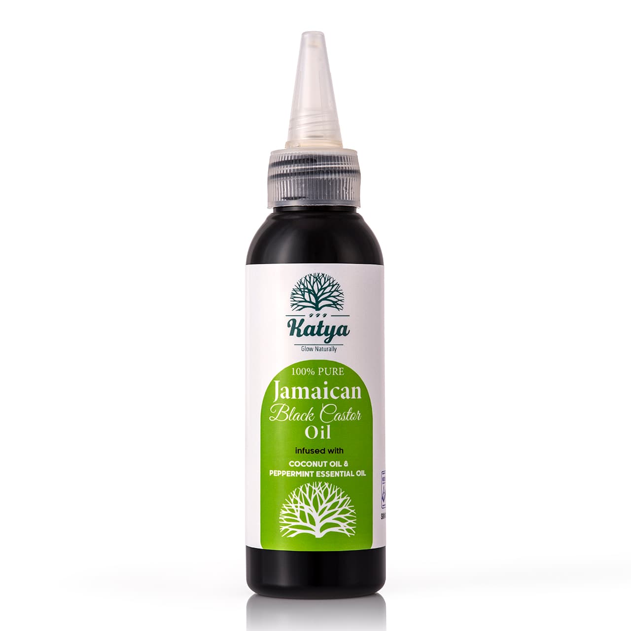 Katya Nature Jamaican Black Castor Oil Infused with Coconut & Peppermint Oil 100ml
