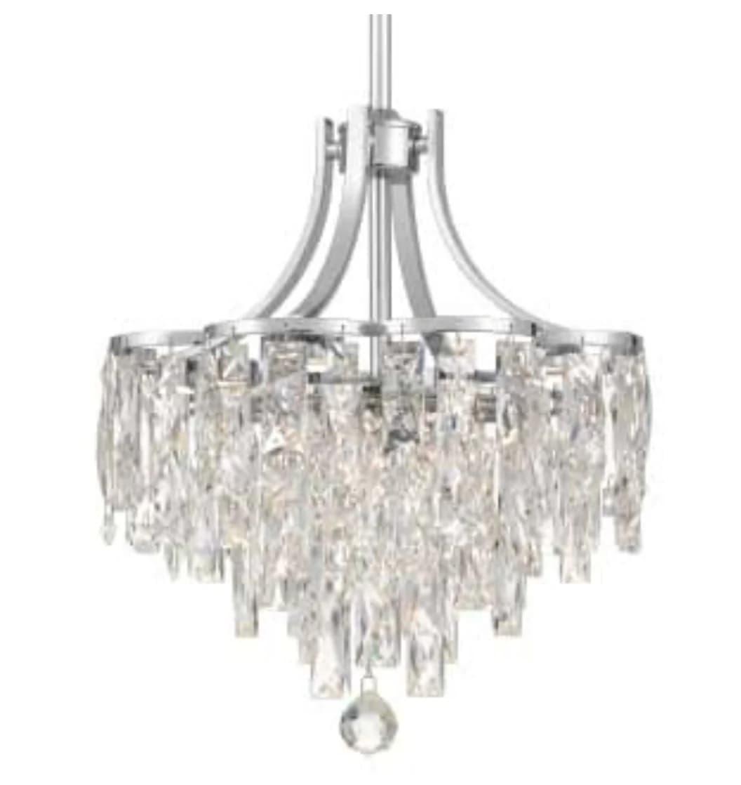 Chrome Crystal Chandelier 8980