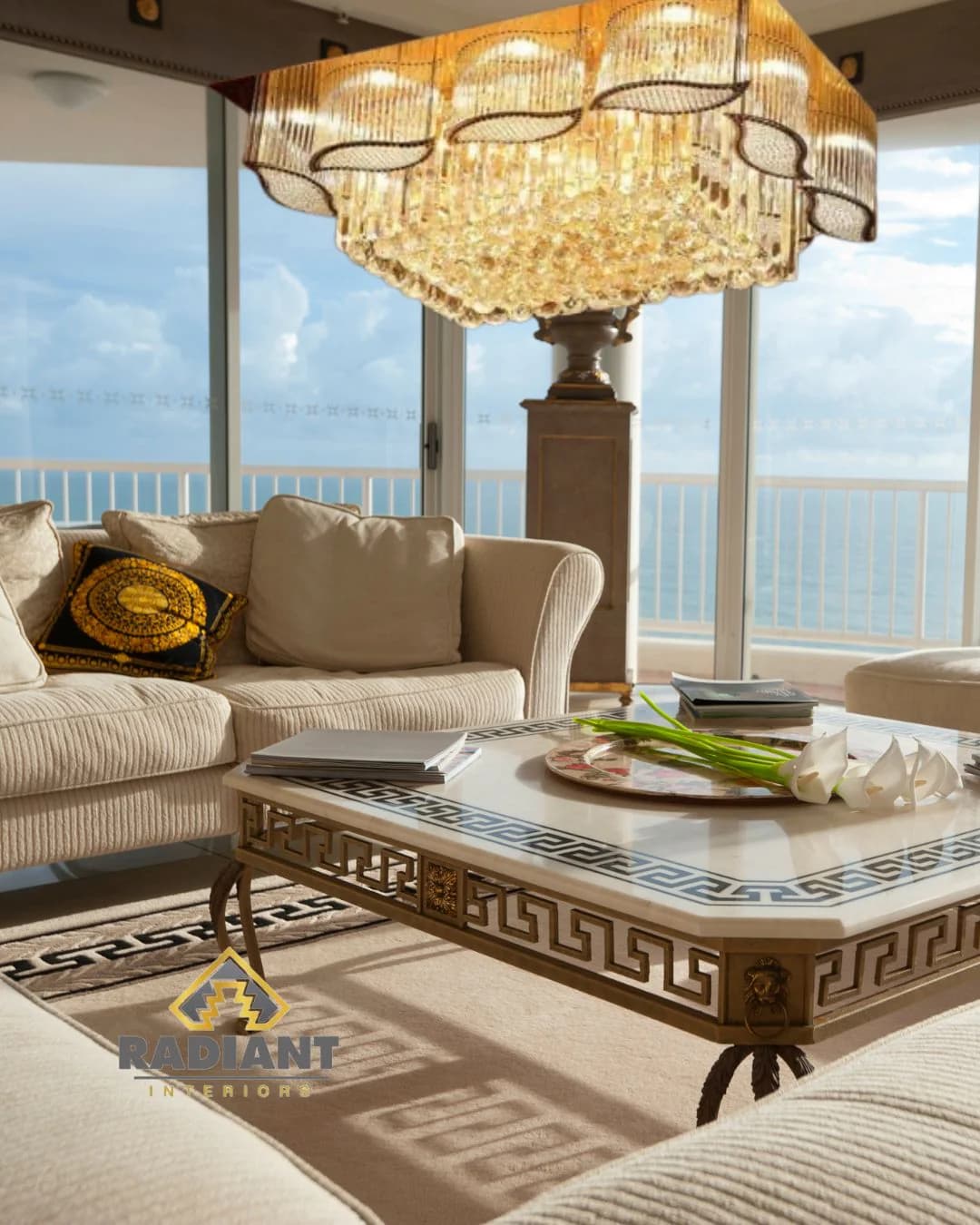 Luxury Flashed Ceiling Crystal Chandelier C055-L800
