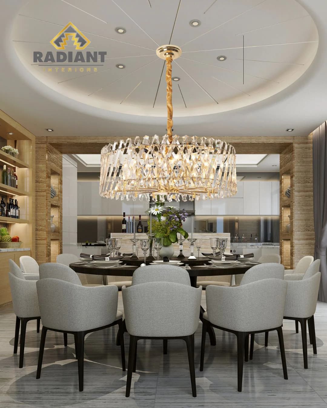 Luxury Hanging Gold Crystal Chandelier A815 K9