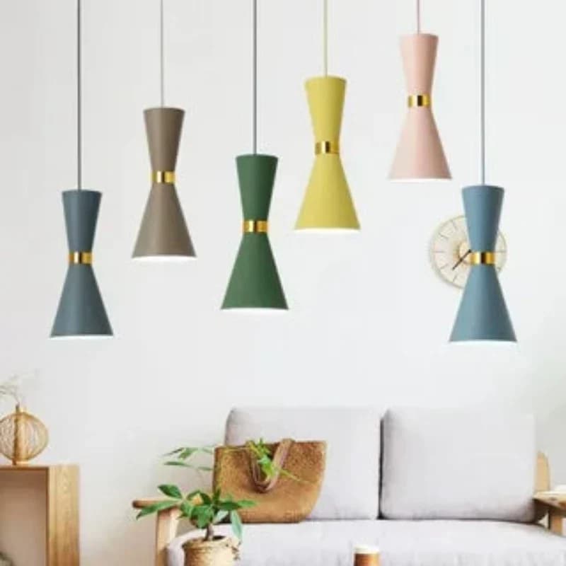 Colorful Conical Pendant Light Set - Modern Kitchen Lighting WH-HB-1003