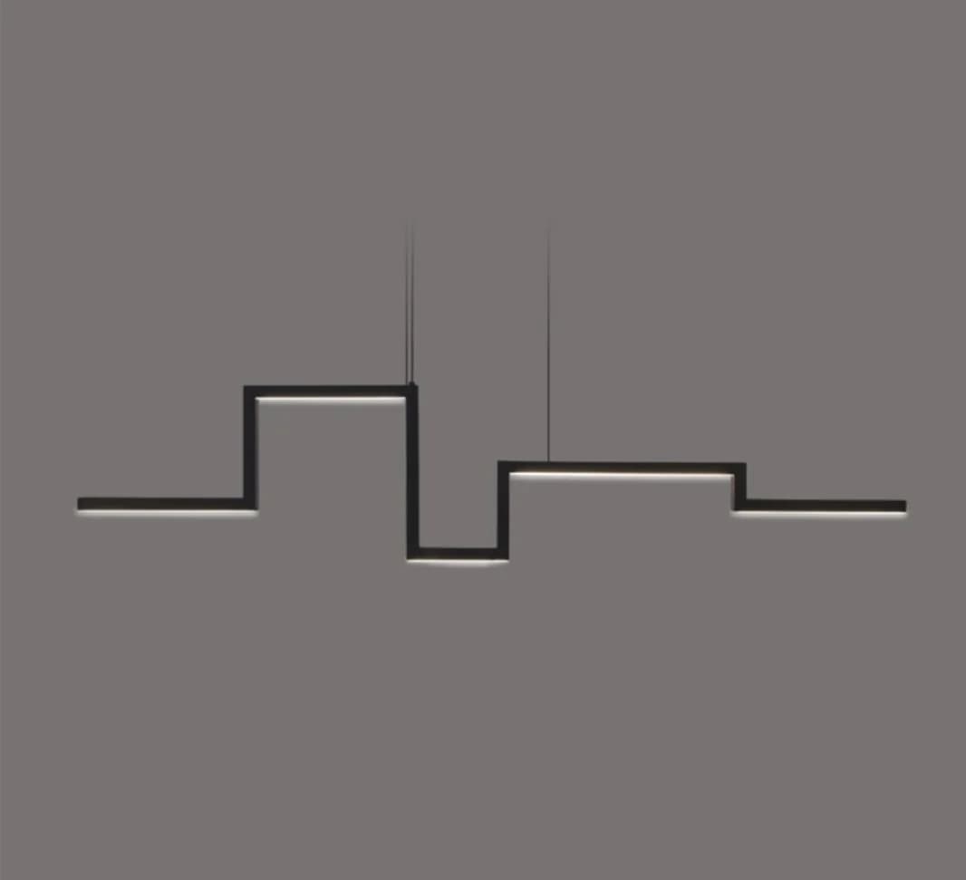 Modern Black LED Hanging Light for Stylish Interiors CY4006
